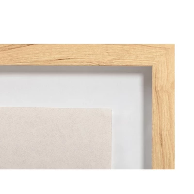 16" X 20" Color Block Abstract Glass Framed Wall Art Print Light Navy - Threshold™ Designed With Studio McGee 7 16" X 20" Color Block Abstract Glass Framed Wall Art Print Light Navy - Threshold™ Designed With Studio McGee - Image 5