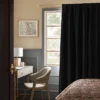 Blackout Henna Window Curtain Panel Black - Threshold™ -Threshold GUEST 7441a111 7d15 4c35 b105 105e1b43a555