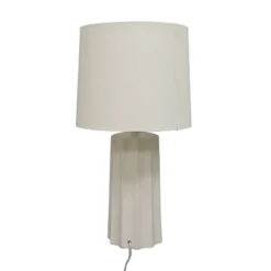 24.75"x13" Ribbed Ceramic Table Lamp Cream - Threshold™: Bedside, Nightstand, No Assembly Required 15 24.75"x13" Ribbed Ceramic Table Lamp Cream - Threshold™: Bedside, Nightstand, No Assembly Required -Threshold GUEST 751b3f8c 43da 4f4a adb6 545d5ea6761c