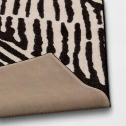 Abstract Lines Rug Black/Tan - Threshold™ 9 Abstract Lines Rug Black/Tan - Threshold™ -Threshold GUEST 757eb682 1900 4a81 83c1 dc0e6e4ba4cc