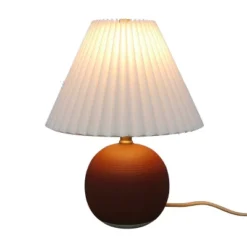 Oval Table Lamp With Pleated Shade (Includes LED Light Bulb) Red - Threshold™ Designed With Studio McGee 17 Oval Table Lamp With Pleated Shade (Includes LED Light Bulb) Red - Threshold™ Designed With Studio McGee -Threshold GUEST 763f0407 a81f 46e4 8c04 f88c91961159