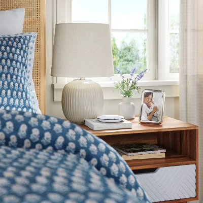 Polished Chrome Rounded Metal Table Frame Silver - Threshold™ 3 Polished Chrome Rounded Metal Table Frame Silver - Threshold™