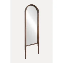 20" X 65" Wood Arched Floor Mirror Walnut - Threshold™ Designed With Studio McGee -Threshold GUEST 7bf0c2bf 19a4 45a8 ae4b e909836f8871