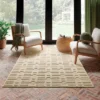 5'x7' High Low Geo Area Rug Ivory - Threshold™ -Threshold GUEST 7e102150 351a 4c51 8413 d3daf2aa663f