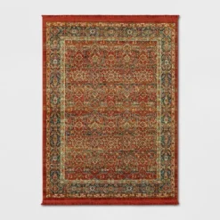 Damask Woven Persian With Fringe Rug - Threshold 14 Damask Woven Persian With Fringe Rug - Threshold -Threshold GUEST 8003e9ae 9aa3 4a9a bdf6 4e8eb0b873b9