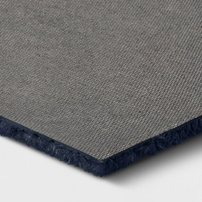 1'6"x2'6" Home Sweet Home Doormat Navy - Threshold™ 5 1'6"x2'6" Home Sweet Home Doormat Navy - Threshold™ - Image 3
