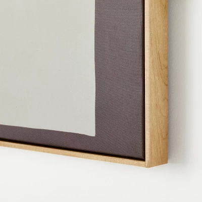 24" X 30" Simple Abstract Shape Framed Canvas - Threshold™ Designed With Studio McGee 5 24" X 30" Simple Abstract Shape Framed Canvas - Threshold™ Designed With Studio McGee - Image 3