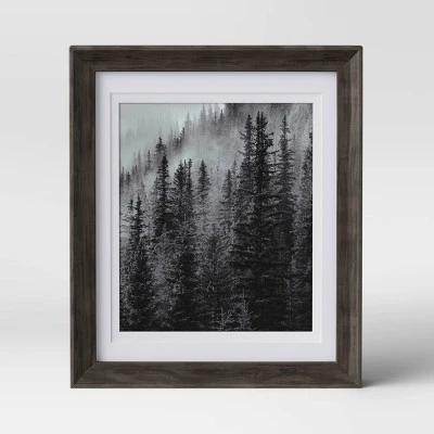 8" X 10" Double Matted Table Frame Dark Brown - Threshold™ 4 8" X 10" Double Matted Table Frame Dark Brown - Threshold™ - Image 2