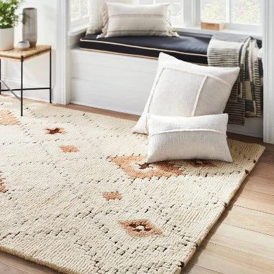 Northridge Hand Tufted Wool Shag Diamond Area Rug - Threshold™ Designed With Studio McGee 3 Northridge Hand Tufted Wool Shag Diamond Area Rug - Threshold™ Designed With Studio McGee