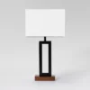 Weston Window Small Lamp Base Black - Threshold™: Modern Rectangle, No Assembly Required, ETL Listed 2 Weston Window Small Lamp Base Black - Threshold™: Modern Rectangle, No Assembly Required, ETL Listed -Threshold GUEST 85590d77 973e 4029 bc1a 81a28a2a4dac