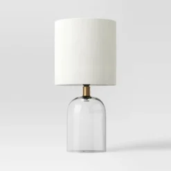 Glass Cylinder Mini Table Lamp With Open Base Clear - Threshold™ 9 Glass Cylinder Mini Table Lamp With Open Base Clear - Threshold™ -Threshold GUEST 857dae5c 7594 4a2a a16e 4e68dee8179e