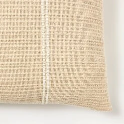Oversize Embroidered Striped Throw Pillow Cream - Threshold™ Designed With Studio McGee -Threshold GUEST 86014e9e aaae 4e0a 84a1 3e3bcdc67ccd