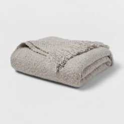 Fringed Boucle Bed Throw - Threshold™ -Threshold GUEST 8d771e8e 1322 4246 96f7 c30349c3de82