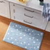 30" X 18" Floral Comfort Mat Blue - Threshold™ -Threshold GUEST 8d917411 e3f8 42c9 84d8 8361b5b5c67b
