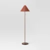 Floor Lamp With Leather Shade Brown - Threshold™ -Threshold GUEST 90b7a2ea 242c 4405 a123 109157124156