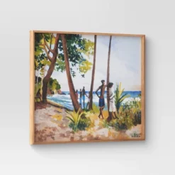 30" X 24" Village Waterfront By Boscoe Holder Framed Canvas Board - Threshold™ 6 30" X 24" Village Waterfront By Boscoe Holder Framed Canvas Board - Threshold™ -Threshold GUEST 930a3bfa 0817 4917 84ab 59bbc68d16bf