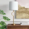 Large Metal Ring Table Lamp (Includes LED Light Bulb) Brass - Threshold™ -Threshold GUEST 94d9fd6c 0d6e 4039 8daa fd5ea263d16e