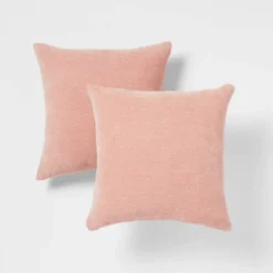 2pk Chenille Square Throw Pillows - Threshold™ -Threshold GUEST 95205e56 7de2 4323 b599 d4caabab52a6