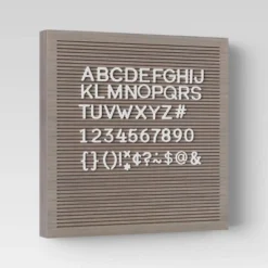 14"x 14" Wood Letterboard Gray - Threshold™ 7 14"x 14" Wood Letterboard Gray - Threshold™ -Threshold GUEST 957298c7 df89 4399 be97 b0a53cd8aca6
