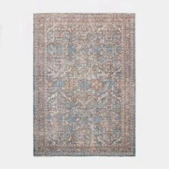 Persian Printed Poly/Wool Handmade Tufted Area Rug Blue/Brown - Threshold™ Designed With Studio McGee 10 Persian Printed Poly/Wool Handmade Tufted Area Rug Blue/Brown - Threshold™ Designed With Studio McGee -Threshold GUEST 9636d0bb 1b8d 4417 8e9f c2ed5c5cdbd6
