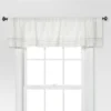 1pc 54"x15" Light Filtering Stripe Border Window Valance Cream/Gray - Threshold™ 2 1pc 54"x15" Light Filtering Stripe Border Window Valance Cream/Gray - Threshold™ -Threshold GUEST 987b0254 8717 49d4 84f9 37f60a8277c7