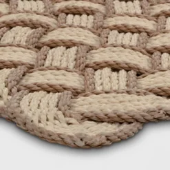1'6"x2'6" Lovers Knot Coir Doormat Cream/Brown - Threshold™ -Threshold GUEST 98a8230d 92be 4796 b2ee ed1b6f984e7c