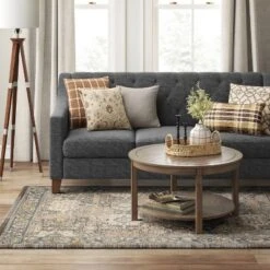 Distressed Persian Woven Rug Brown - Threshold 7 Distressed Persian Woven Rug Brown - Threshold -Threshold GUEST 9a10a0c3 58cf 4578 88df e7d3f235ebff