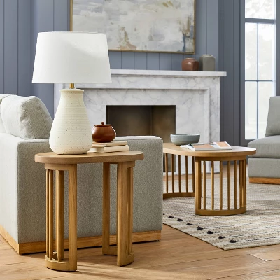 Ceramic Speckled Table Lamp - Threshold™ Designed With Studio McGee 3 Ceramic Speckled Table Lamp - Threshold™ Designed With Studio McGee