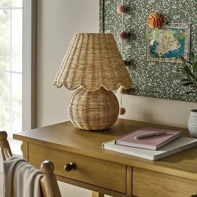 Table Lamp With Woven Base And Woven Shade - Threshold™ Designed With Studio McGee 4 Table Lamp With Woven Base And Woven Shade - Threshold™ Designed With Studio McGee - Image 2