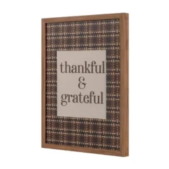 16" X 20" Thankful & Grateful Framed Under Plexi - Threshold™ -Threshold GUEST 9fe6a2a5 fdbe 4a2f a30d 4548841ce9d7