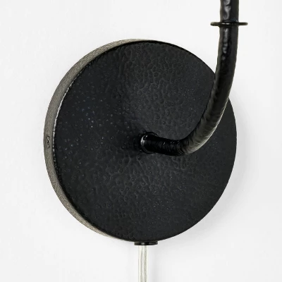 Wall Sconce With Green Pleated Plaid Shade - Threshold™ Designed With Studio McGee: Iron Body, Cotton-Polyester, ETL Listed 5 Wall Sconce With Green Pleated Plaid Shade - Threshold™ Designed With Studio McGee: Iron Body, Cotton-Polyester, ETL Listed - Image 3