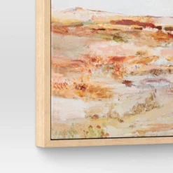 16" X 20" Warm Colors Landscape Framed Canvas Natural - Threshold™ -Threshold GUEST a393d8a0 673a 4e8d 9f4d 4df580ce4d10