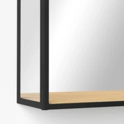 12"x14" Arched Mirrored Display Box Black - Threshold™: Modern Vertical Decor With Shelf -Threshold GUEST a5c1321c 45cd 4aa1 b431 38fd307de860