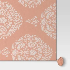 Medallion Jacquard Knit Throw Blanket With Tassels Coral - Threshold™ 8 Medallion Jacquard Knit Throw Blanket With Tassels Coral - Threshold™ -Threshold GUEST a8d7f35a b530 4bc3 b6fe cf2779e7f715