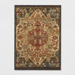 Floral Woven Medallion Persian Rug - Threshold 12 Floral Woven Medallion Persian Rug - Threshold -Threshold GUEST ac21830d 67d9 4c53 ab6f 1d77a33a57a2