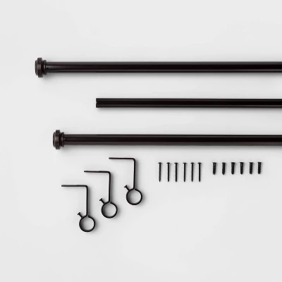 Cap Curtain Rod - Threshold 3 Cap Curtain Rod - Threshold