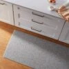 60" X 20" Basketweave Comfort Runner Mat Gray - Threshold™ -Threshold GUEST b2089b4b 858b 4ddd af0c 3ed814567020