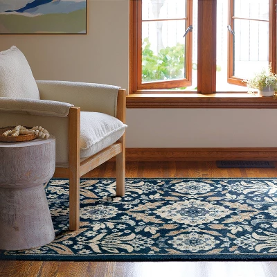4'x6' Persian Area Rug Blue - Threshold™ 3 4'x6' Persian Area Rug Blue - Threshold™
