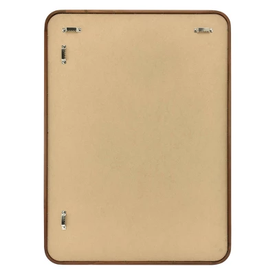 22" X 30" Rounded Corner Wood Wall Mirror - Threshold™ 5 22" X 30" Rounded Corner Wood Wall Mirror - Threshold™ - Image 3