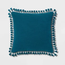 Euro Textured Slub Tassel Decorative Throw Pillow - Threshold™ -Threshold GUEST b9919ca1 cf60 4cc9 8d01 5f1e955179b6