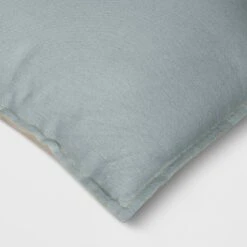 Square Linen Reversible Throw Pillow With Flange And Contrast Neutral/Green - Threshold™ 9 Square Linen Reversible Throw Pillow With Flange And Contrast Neutral/Green - Threshold™ -Threshold GUEST b9ebd226 c55b 4c32 84c8 1f9ffcae67d6