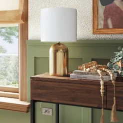 Dome Collection Accent Lamp Gold - Threshold™: ETL Listed, No Assembly, Metal Body -Threshold GUEST baeb4b67 a76f 46fa a458 fa9ec38ac8c5