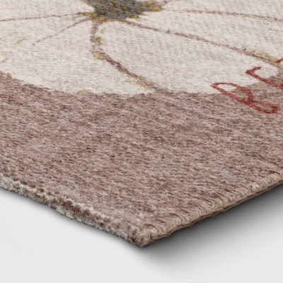 1'8"x2'10" Washable 'Better Together' Accent Rug Tan - Threshold™ 4 1'8"x2'10" Washable 'Better Together' Accent Rug Tan - Threshold™ - Image 2