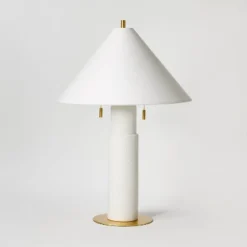 Ceramic Table Lamp With Tapered Shade White - Threshold™ Designed With Studio McGee 9 Ceramic Table Lamp With Tapered Shade White - Threshold™ Designed With Studio McGee -Threshold GUEST bb7258ec 5cd1 4f4f 84fa 7992eea042f1