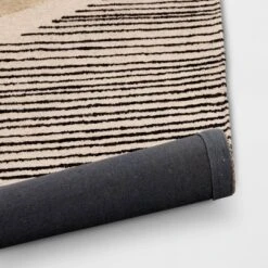 5'x7' Color Blocked Linear Area Rug Tan/Black - Threshold™ 7 5'x7' Color Blocked Linear Area Rug Tan/Black - Threshold™ -Threshold GUEST bc07bfa8 4c0c 4adf 82b3 6c98ab667224