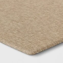 1'8"x5' Rectangle Indoor Floor Mat Tan - Threshold™: Kitchen Runner, Basket Weave, Flat Pile, Polyester 6 1'8"x5' Rectangle Indoor Floor Mat Tan - Threshold™: Kitchen Runner, Basket Weave, Flat Pile, Polyester -Threshold GUEST bd649171 881b 4b52 be12 80f3d4eb39ed