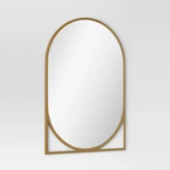 20" X 30" Decorative Wall Mirror Gold - Threshold™ -Threshold GUEST bd8551b1 59e5 4a0c a3b1 e890c440696f