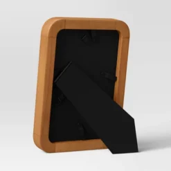 Rounded Corner Medium Wood Single Image Table Frame Brown - Threshold™ -Threshold GUEST bda219e0 4819 4b0b a7d5 f38413072ffe