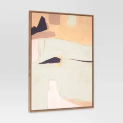 (Set Of 2) 24" X 30" Earth Abstract Framed Canvases Brown - Threshold™: Modern Vertical Wall Art, Digital Print -Threshold GUEST c1e6d7d6 301e 493f 9c76 c12c8447e2bf