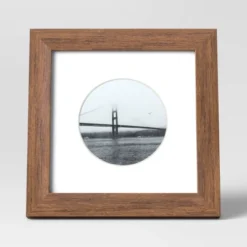 6" X 6" Matted To 4" X 4" Single Image Table Frame With Circle Brown - Threshold™: Polystyrene Material, Easel Back 5 6" X 6" Matted To 4" X 4" Single Image Table Frame With Circle Brown - Threshold™: Polystyrene Material, Easel Back -Threshold GUEST c260a09d 5387 4101 a992 e37b4e6be806